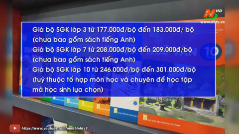 NXB Gi&aacute;o dục Việt Nam c&ocirc;ng bố gi&aacute; SGK lớp 3, 7, 10