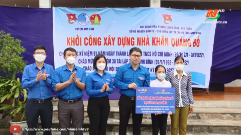 Khởi c&ocirc;ng x&acirc;y dựng "Ng&ocirc;i nh&agrave; Khăn qu&agrave;ng đỏ"