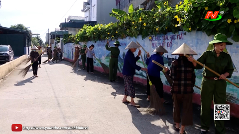 Ph&aacute;t động phong tr&agrave;o "10 ph&uacute;t sạch nh&agrave;, đẹp ng&otilde;"