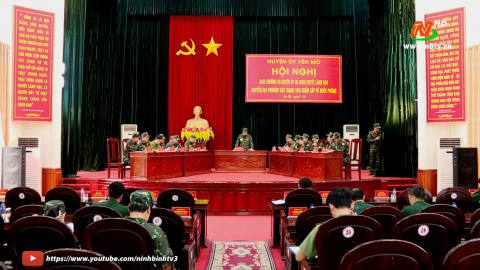 Y&ecirc;n M&ocirc; tổ chức luyện tập diễn tập KVPT huyện năm 2022