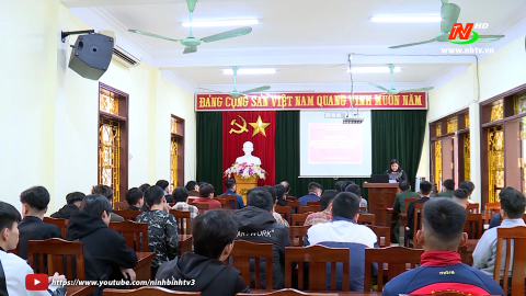 Bồi dưỡng nhận thức về Đảng cho thanh ni&ecirc;n chuẩn bị nhập ngũ
