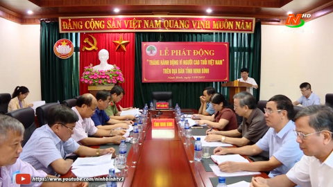 Ban Đại diện Hội Người cao tuổi Ninh B&igrave;nh tổ chức Lễ ph&aacute;t động &ldquo;Th&aacute;ng h&agrave;nh động v&igrave; người cao tuổi Việt Nam&rdquo;