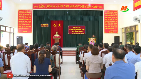 Bồi dưỡng kiến thức QP&AN cho c&aacute;n bộ đối tượng 4