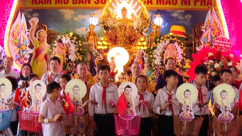 Ban trị sự gi&aacute;o hội Phật gi&aacute;o Việt Nam huyện Y&ecirc;n Kh&aacute;nh tổ chức đại lễ Phật đản năm 2023