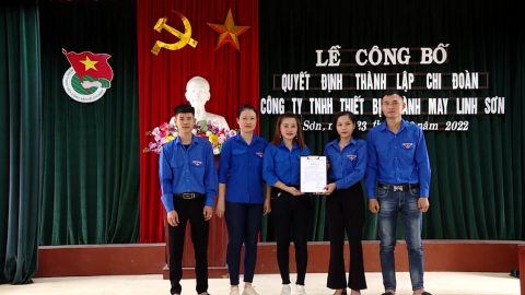 Ph&aacute;t triển tổ chức đo&agrave;n trong doanh nghiệp ở Y&ecirc;n M&ocirc;