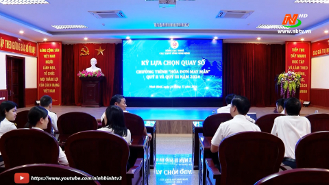 Chương tr&igrave;nh bấm n&uacute;t lựa chọn "h&oacute;a đơn may mắn"