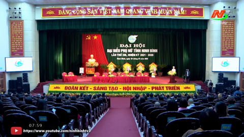 Lễ khai mạc Đại hội đại biểu Phụ nữ tỉnh Ninh B&igrave;nh lần thứ XIII, nhiệm kỳ 2021 - 2026