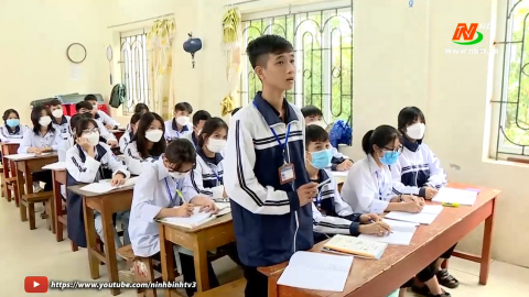 Nghị lực vượt kh&oacute; của em Trần Phương Nam, học sinh trường THPT Tạ Uy&ecirc;n
