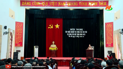 Y&ecirc;n M&ocirc; tập huấn nghiệp vụ c&ocirc;ng t&aacute;c d&acirc;n vận, mặt trận