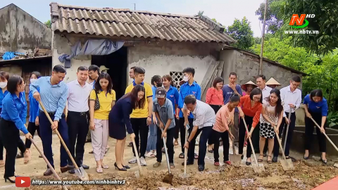 Khởi c&ocirc;ng x&acirc;y dựng nh&agrave; "m&aacute;i ấm t&igrave;nh thương" ở Gia Viễn