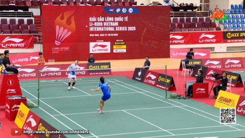 10 đại diện của việt nam v&agrave;o tứ kết giải cầu l&ocirc;ng quốc tế Li-ning Vietnam International Series 2025