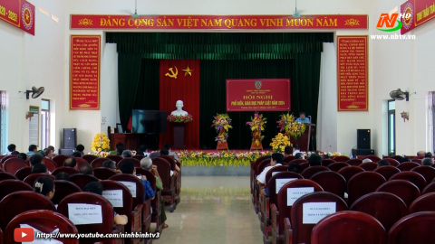 Tuy&ecirc;n truyền, phổ biến, gi&aacute;o dục ph&aacute;p luật tại x&atilde; Thượng H&ograve;a