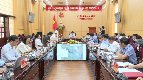 Hội nghị kiểm điểm tiến độ thực hiện v&agrave; đẩy nhanh tiến độ giải ng&acirc;n vốn đầu tư c&ocirc;ng 