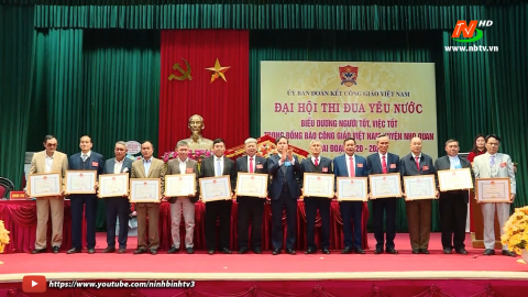 Đại hội thi đua y&ecirc;u nước trong đồng b&agrave;o C&ocirc;ng gi&aacute;o huyện Nho Quan
