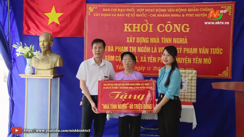 Khởi c&ocirc;ng x&acirc;y dựng nh&agrave; t&igrave;nh nghĩa