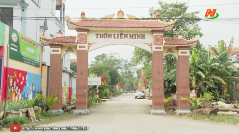 Th&ocirc;n Li&ecirc;n Minh, x&atilde; X&iacute;ch Thổ đạt khu d&acirc;n cư n&ocirc;ng th&ocirc;n mới kiểu mẫu