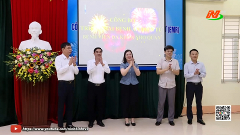 Bệnh viện Đa khoa Nho Quan c&ocirc;ng bố triển khai hồ sơ bệnh &aacute;n điện tử