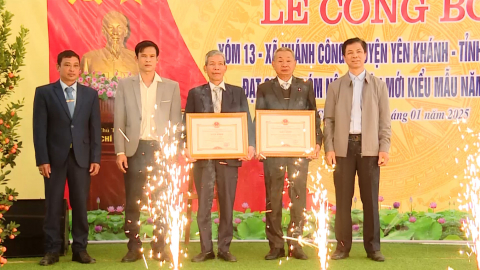 X&oacute;m 13, x&atilde; Kh&aacute;nh C&ocirc;ng đạt chuẩn khu d&acirc;n cư NTM kiểu mẫu