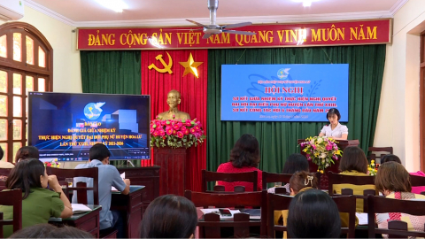 Sơ kết giữa nhiệm kỳ thực hiện nghị quyết ĐHĐB phụ nữ huyện Hoa Lư lần thứ XXIII