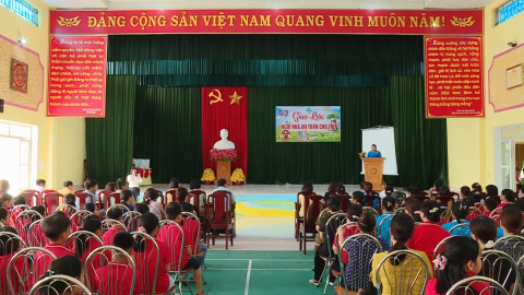 Giao lưu ng&ocirc;i nh&agrave; an to&agrave;n cho trẻ