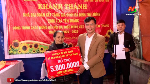 Y&ecirc;n Thắng thực hiện tốt c&ocirc;ng t&aacute;c an sinh x&atilde; hội
