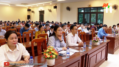 Sở T&agrave;i nguy&ecirc;n v&agrave; M&ocirc;i trường tập huấn c&ocirc;ng t&aacute;c bảo vệ m&ocirc;i trường