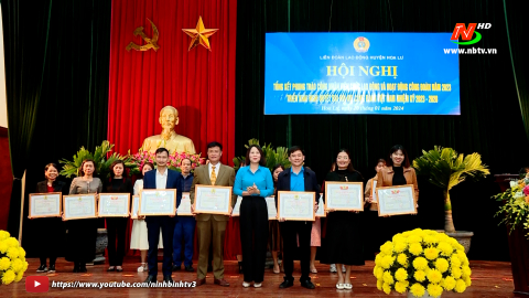 Hoa Lư tập trung chăm lo việc l&agrave;m, đời sống cho người lao động