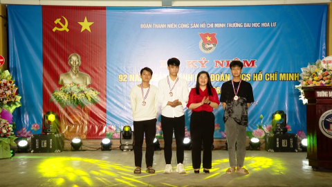 Đo&agrave;n Trường Đại học Hoa Lư kỷ niệm 92 năm ng&agrave;y th&agrave;nh lập Đo&agrave;n TNCS HCM