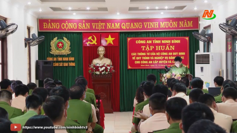 Tập huấn nghiệp vụ c&ocirc;ng t&aacute;c đăng k&yacute;, quản l&yacute; xe