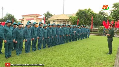 Ban CHQS huyện Nho Quan hội thao Trung đội D&acirc;n qu&acirc;n tự vệ