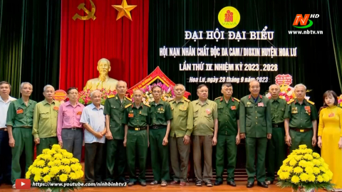 Đại hội đại biểu Hội Nạn nh&acirc;n chất độc da cam/dioxin huyện Hoa Lư