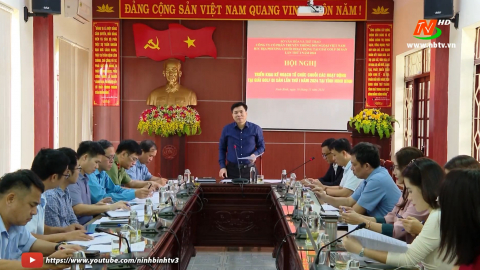 Triển khai kế hoạch tổ chức Giải Golf Di sản lần thứ nhất năm 2024 tại Ninh B&igrave;nh
