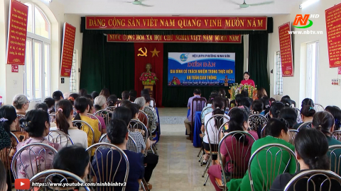 Phường Ninh Sơn tổ chức diễn đ&agrave;n "Gia đ&igrave;nh c&oacute; tr&aacute;ch nhiệm trong thực hiện an to&agrave;n giao th&ocirc;ng"