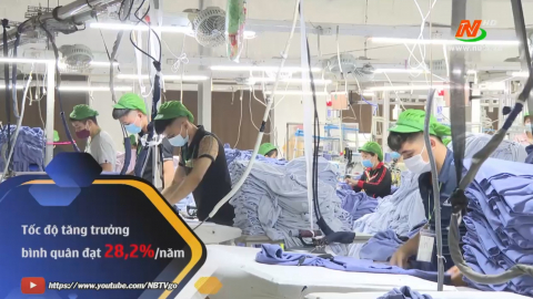 Sản xuất c&ocirc;ng nghiệp tăng trưởng mạnh sau 30 năm t&aacute;i lập tỉnh