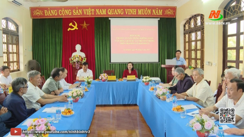 Hội nghị tham vấn x&acirc;y dựng kh&ocirc;ng gian văn h&oacute;a, lịch sử v&agrave; truyền thống tr&ecirc;n địa b&agrave;n x&atilde; Kh&aacute;nh Cư