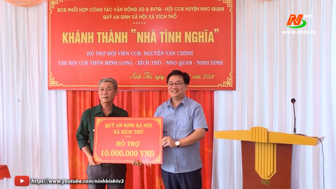 Kh&aacute;nh th&agrave;nh "Nh&agrave; t&igrave;nh nghĩa" cho cựu chiến binh