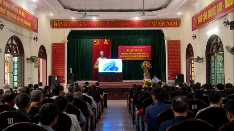 Tuy&ecirc;n truyền thực hiện nhiệm vụ c&ocirc;ng t&aacute;c d&acirc;n vận tại x&atilde; Thạch B&igrave;nh