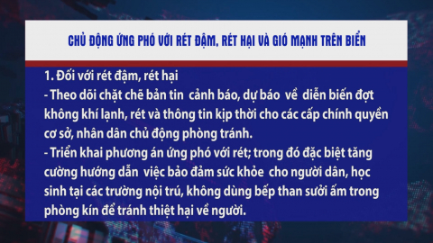 Chủ động ứng ph&oacute; với r&eacute;t đậm, r&eacute;t hại v&agrave; gi&oacute; mạnh tr&ecirc;n biển