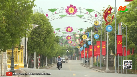 Chỉnh trang đ&ocirc; thị ch&agrave;o mừng Đại hội đại biểu Đảng bộ tỉnh lần thứ nhất, nhiệm kỳ 2025 - 2030