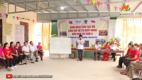  Tham quan m&ocirc; h&igrave;nh CLB Li&ecirc;n thế hệ tự gi&uacute;p nhau tại x&atilde; Kh&aacute;nh C&ocirc;ng