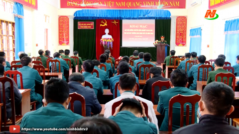 Bộ CHQS tỉnh bồi dưỡng chuy&ecirc;n m&ocirc;n nghiệp vụ qu&acirc;n sự