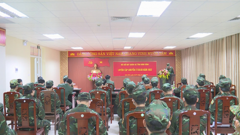Bộ CHQS tỉnh luyện tập chuyển trạng th&aacute;i sẵn s&agrave;ng chiến đấu