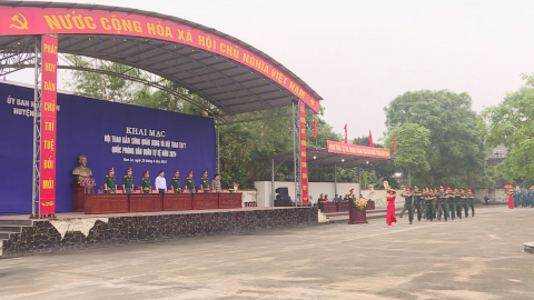 Hoa Lư tổ chức hội thao d&acirc;n qu&acirc;n tự vệ năm 2024