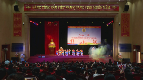 Hội thi " Vũ điệu đo&agrave;n vi&ecirc;n vui khỏe, tự tin "