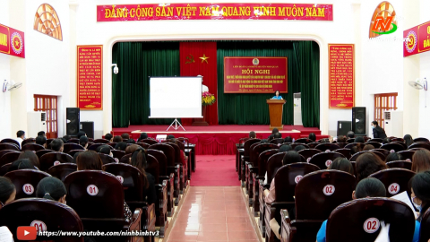LĐLĐ huyện Nho Quan qu&aacute;n triệt, triển khai Nghị quyết 02 của Bộ Ch&iacute;nh trị