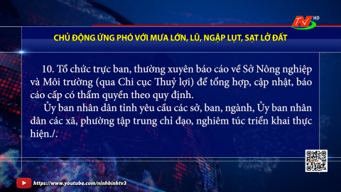 Chủ động ứng ph&oacute; với mưa lớn, lũ, ngập lụt, sạt lở đất