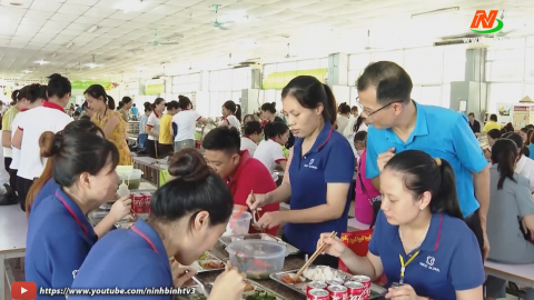 C&ocirc;ng ty TNHH Great Global Intermational tổ chức Chương tr&igrave;nh &ldquo;Bữa cơm c&ocirc;ng đo&agrave;n&rdquo; người lao động