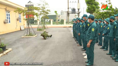 Th&agrave;nh phố Ninh B&igrave;nh huấn luyện D&acirc;n qu&acirc;n tự về năm 2022