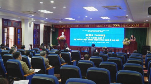 G&oacute;p &yacute; dự thảo luật thực hiện d&acirc;n chủ ở cơ sở