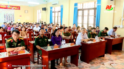 Y&ecirc;n Kh&aacute;nh bồi dưỡng kiến thức quốc ph&ograve;ng, an ninh cho đối tượng 4